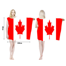 Load image into Gallery viewer, Canada National Flag Woman Costume Dress