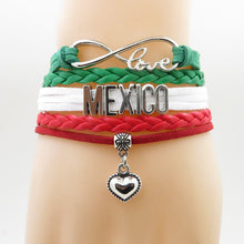 Load image into Gallery viewer, Mexico Love Infinity Bracelet