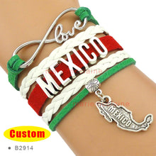 Load image into Gallery viewer, Mexico Love Infinity Bracelet