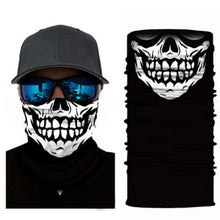 Load image into Gallery viewer, Mexico "Dia de Muertos" Bandana Scarf & Face Mask 3D Designs