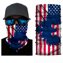 Load image into Gallery viewer, USA Colors Bandana Scarf & Face Mask 3D Design
