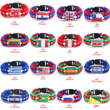 Load image into Gallery viewer, Bolivia Sports Bracelet Country Flag Colors Rope Bangle
