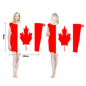 Canada National Flag Woman Costume Dress