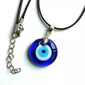Mal de Ojo / Evil Eye Glass Pendant Necklace