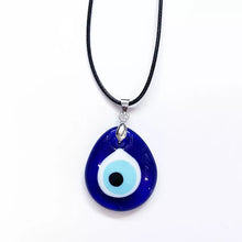 Load image into Gallery viewer, Mal de Ojo / Evil Eye Glass Pendant Necklace
