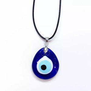 Mal de Ojo / Evil Eye Glass Pendant Necklace