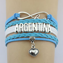 Load image into Gallery viewer, Argentina Love Infinity Bracelet
