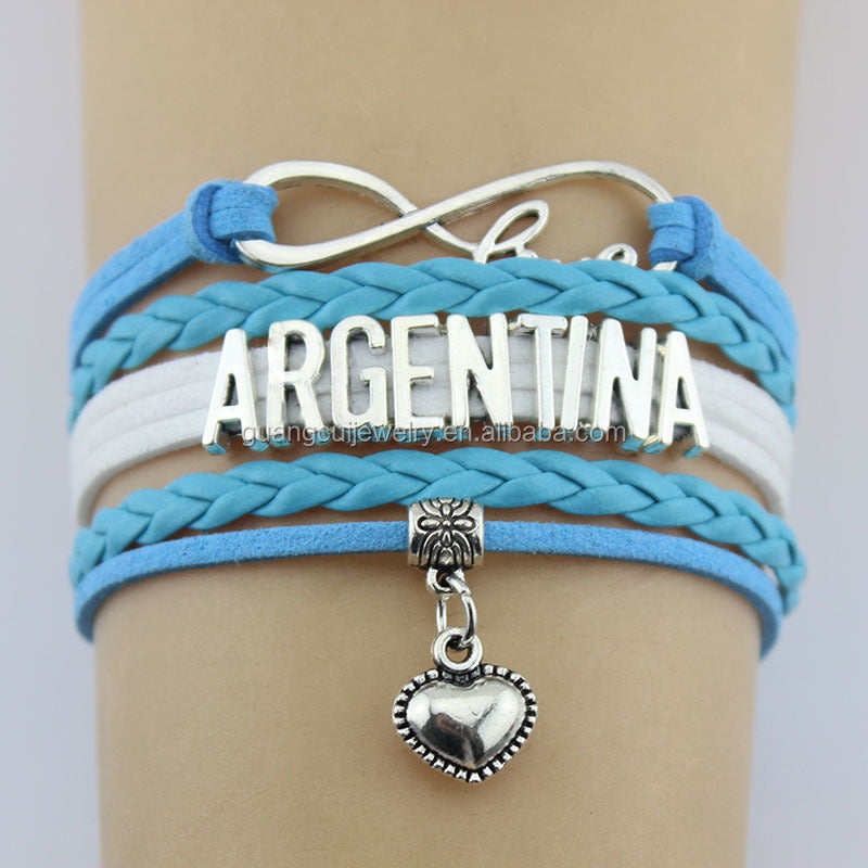 Argentina Love Infinity Bracelet