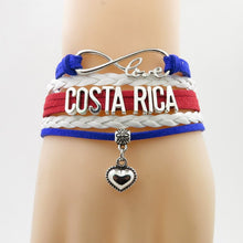 Load image into Gallery viewer, Costa Rica Love Infinity Bracelet
