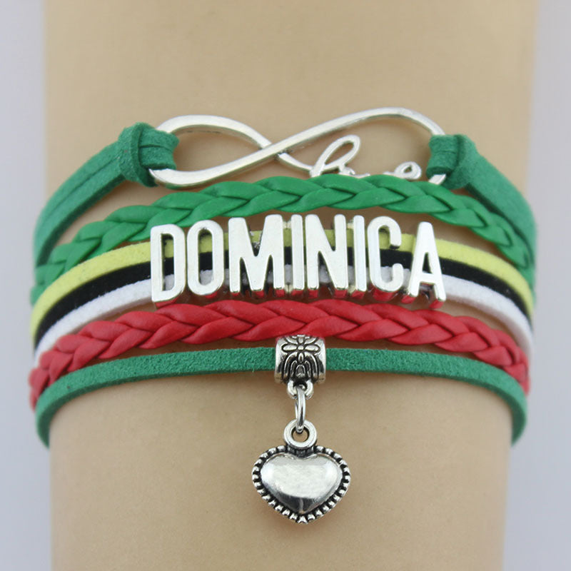 Dominica Love Infinity Bracelet
