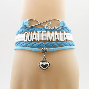 Guatemala Love Infinity Bracelet