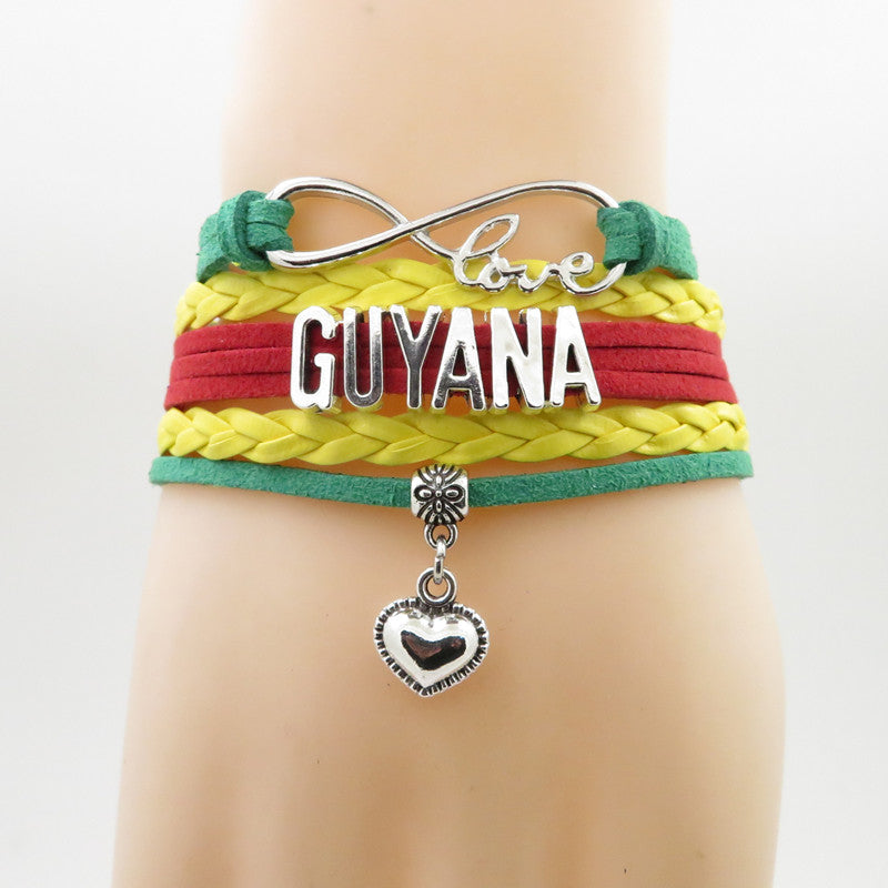 Guyana Love Infinity Bracelet