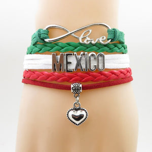 Mexico Love Infinity Bracelet