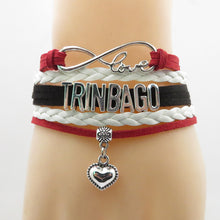 Load image into Gallery viewer, Trinbago Love Infinity Bracelet
