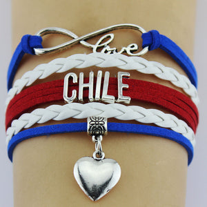 Chile Love Infinity Bracelet
