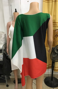 Puerto Rico National Flag Woman Costume Dress