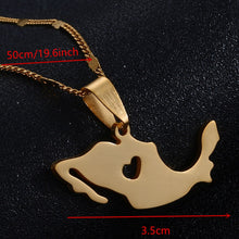 Load image into Gallery viewer, Mexico Republic Love Pendant Gold
