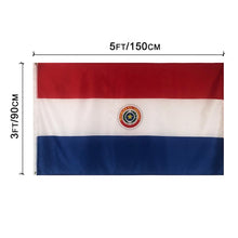 Load image into Gallery viewer, Paraguay National Flag
