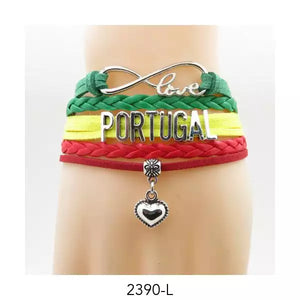 Portugal Love Infinity Bracelet
