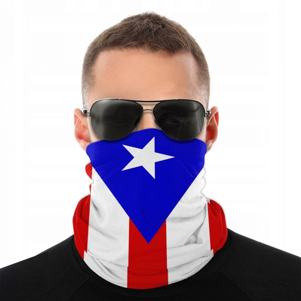 Puerto Rico Colors Scarf & Face Mask