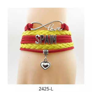 Spain Love Infinity Bracelet