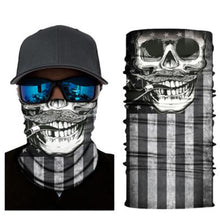Load image into Gallery viewer, USA Colors Skeleton America Bandana Scarf &amp; Face Mask 3D Design
