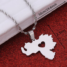 Load image into Gallery viewer, Venezuela Love Pendant Silver
