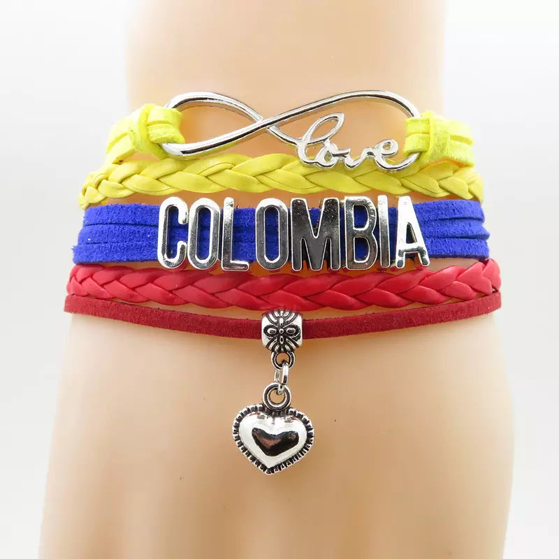 Colombia Love Infinity Bracelet